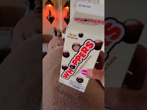 ASMR Whoppers Chocolate Crunchy Malted Milk Candy #cravings #shorts #asmrsounds #usa