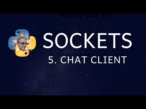 Socket Chatroom client Creating chat application with sockets in Python