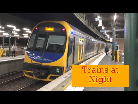 Sydney Trains Video #21 - Trains at Night