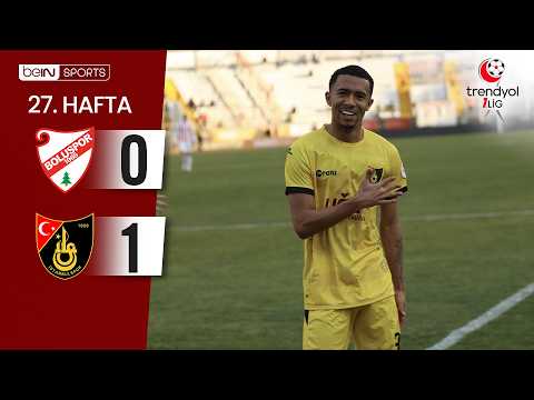 Boluspor (0-1) İstanbulspor | Week 27 Match Summary | Trendyol 1. Lig - 2025/26