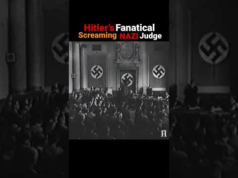Roland Freisler - Hitler's Fanatical Nazi Blood Judge #shorts #nazigermany #ww2 #hitler
