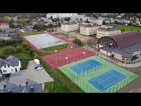 Poddębice z lotu ptaka