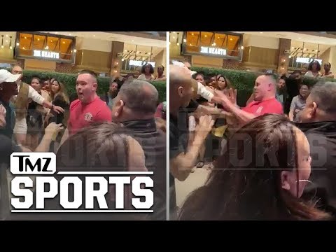 Kamaru Usman & Ali Abdelaziz Confront Colby Covington In New Fight Video | TMZ Sports