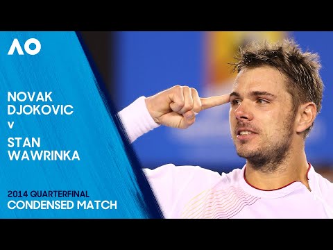Novak Djokovic v Stan Wawrinka Condensed Match | Australian Open 2014 Quarterfinal