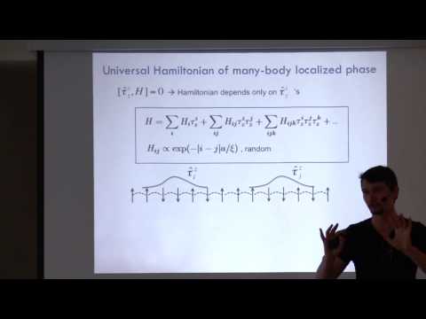 SPICE Young Leaders Workshop - Dmitry Abanin - Many-body localization in driven systems