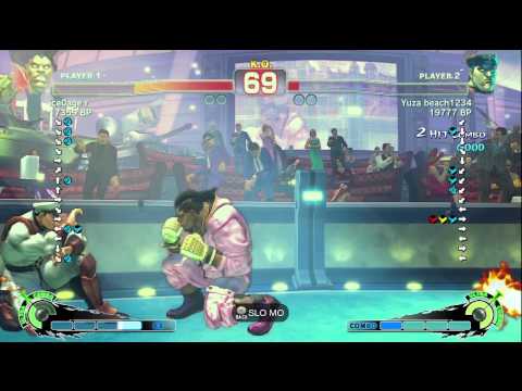 Kim1234 [Bison] vs - R - [Balrog] 2 of 2 SSF4 Japanese Online Ranked Matches - TRUE-HD