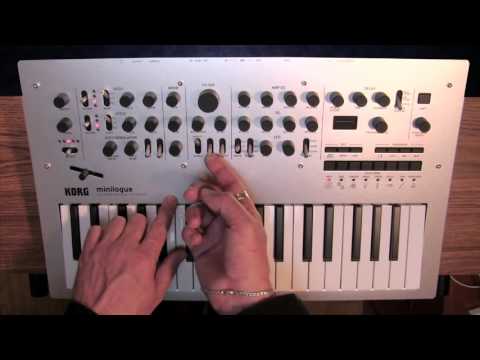 Korg Minilogue: Filters (Part 3 of 8) [with CC]