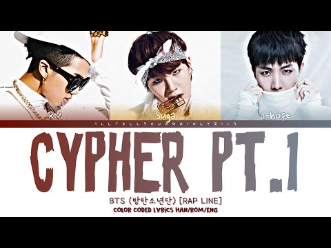 BTS [방탄소년단] “Cypher PT.1” [Rap Line] Lyrics [Color Coded Han_Rom_Eng]