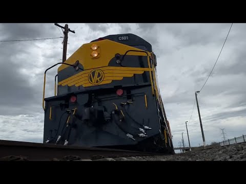 7922v with C501 and CLF2 at Gheringhap heading towards Melbourne 15/11/2020