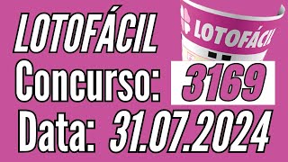 LOTOFÁCIL de hoje 31/07, Lotofácil de Hoje, Resultado Lotofácil,