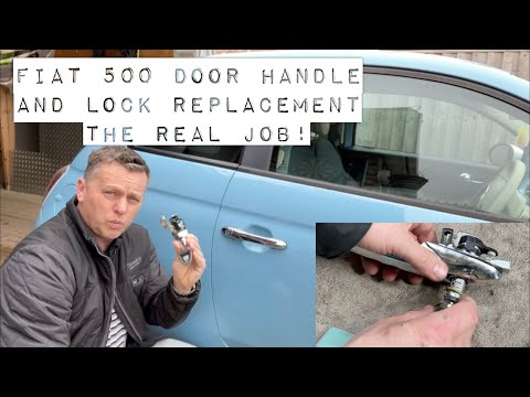Fiat 500 Drivers Door Handle & Lock Barrel Replacement, "The Real Job With All The Tricky Bits inc"