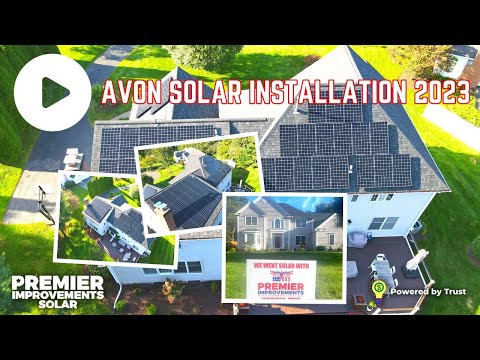 Avon Solar Installation 2023 | Premier Improvements Solar | Best CT Solar Company
