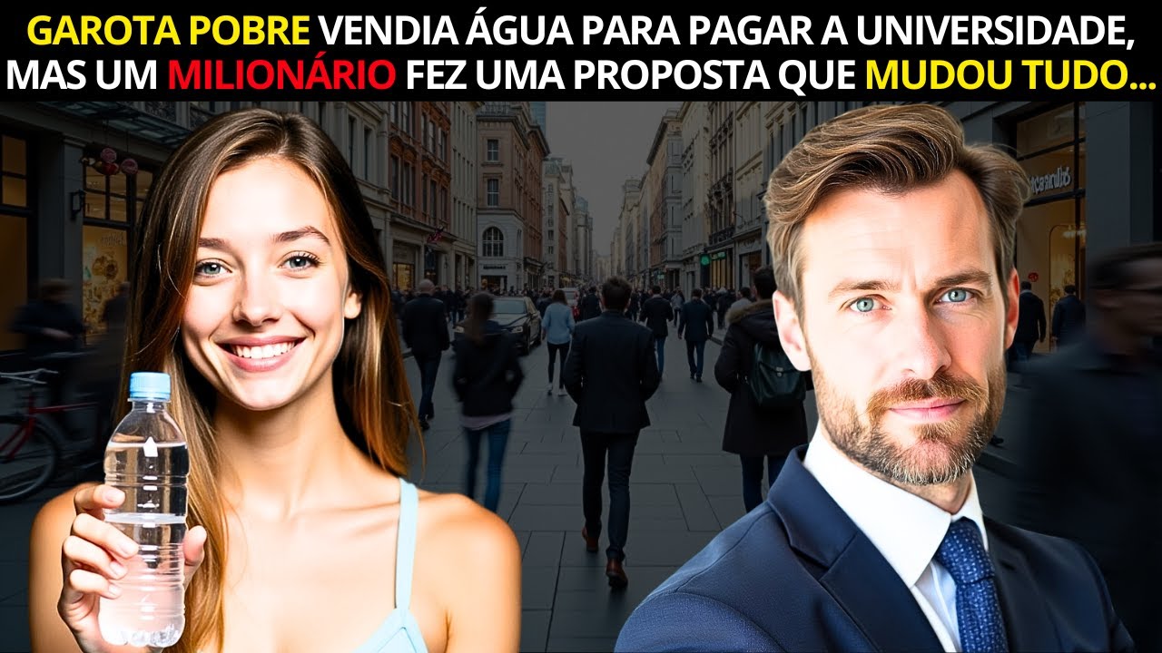 ELE ERA UM MILIONÁRIO PODEROSO, MAS UMA MENINA POBRE QUE VENDIA ÁGUA TOCOU SEU CORAÇÃO!