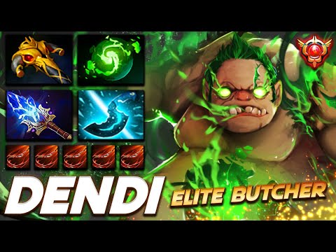 Dendi Pudge Elite Butcher - Dota 2 Pro Gameplay [Watch & Learn]