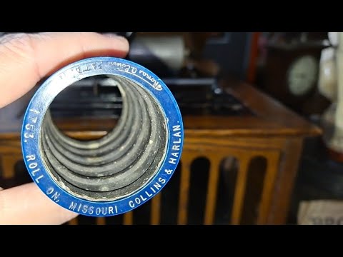 Roll On, Missouri. Collins & Harlan. Edison Blue Amberol Cylinder 1753 in 1913. Amberola Phonograph