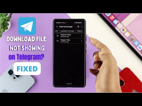 How to Find Downloaded Files in Telegram! [Fix File Not Showing on Telegram Folder]