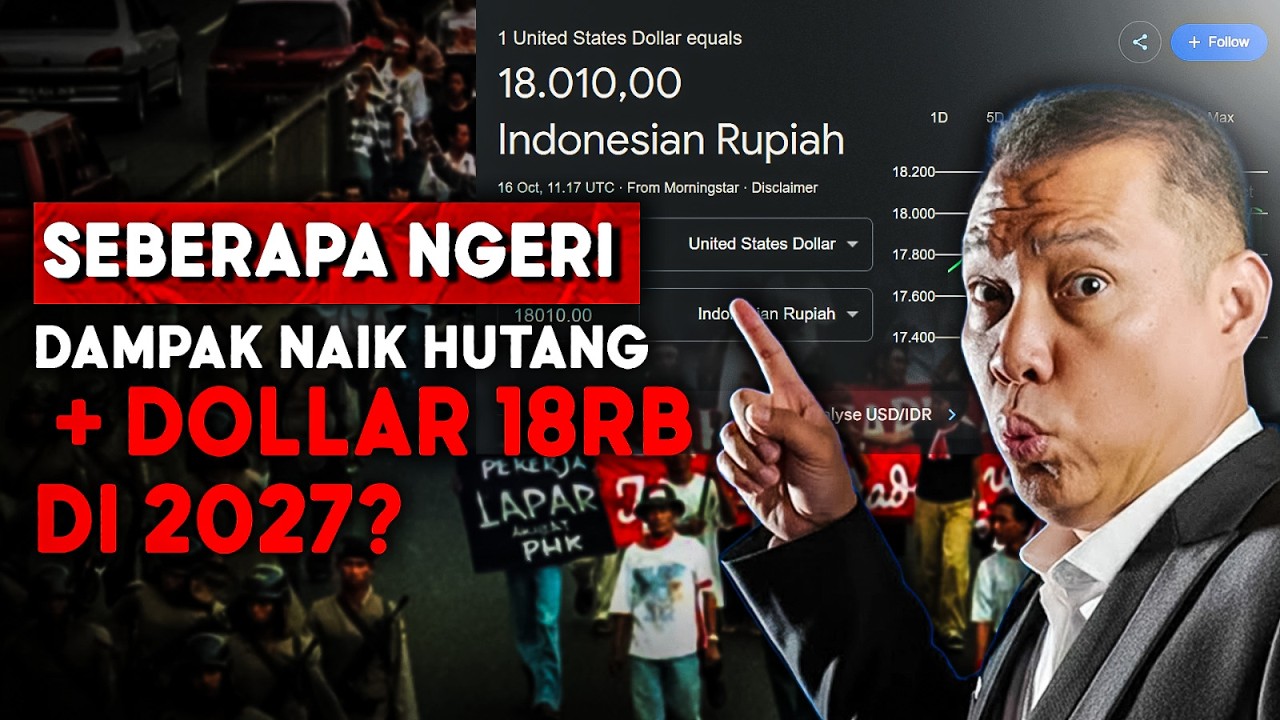 Nasib Ekonomi Indonesia 2027: Dollar Rp18.000, Hutang APBN NaikApa yang Harus Kita Siapkan?