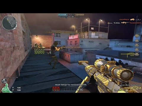 Crossfire NA 2.0:Barrett M82A1 Noble Beast (Noble Gold) HMX (Zombie V4) Gameplay