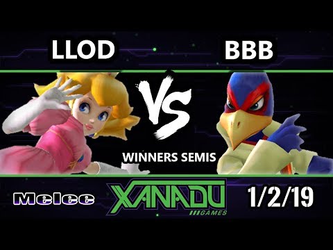 S@X 283 SSBM - lloD (Peach) Vs. BBB (Falco) Smash Melee Winners Semis