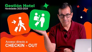 Check-in y check-out digital con firma tablet