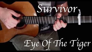 Kelly Valleau - Eye Of The Tiger (Survivor) - Fingerstyle Guitar
