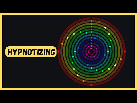 Spiral Pendulum Wave is HYPNOTIZING | Polyrhythms