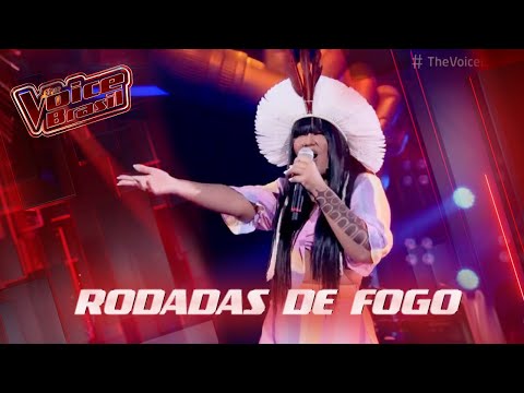 Thaline Karajá canta ‘O Canto Da Cidade’ na Rodada de Fogo - ´The Voice Brasil´ | 9ª Temporada