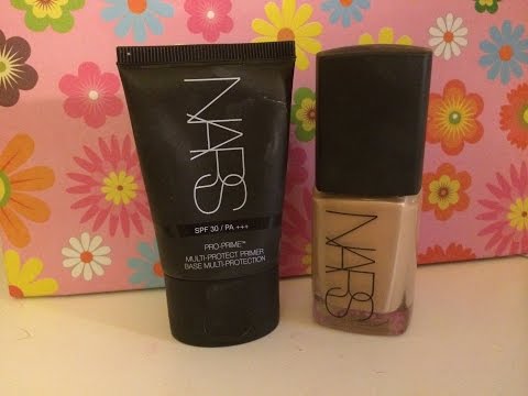 Resenha base sheer glow da Nars + Pro primer Nars