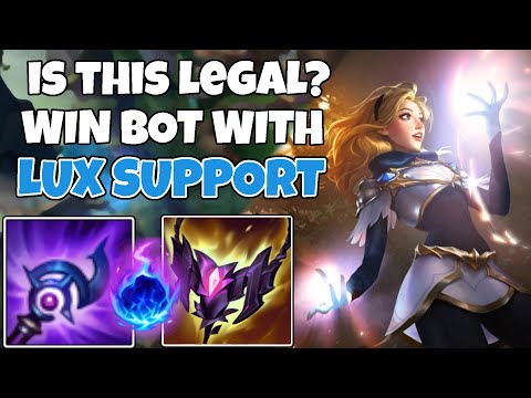 This is the most illegal support gameplay - AP Lux - 13.13