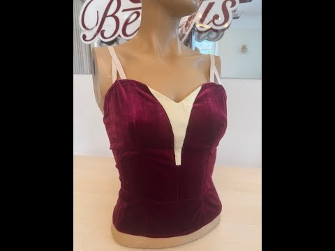 Basic bodice for the ballet tutu without decor T 0009(2266) - video 2
