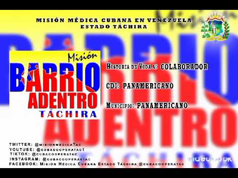 Historia de Vida a Colaborador del CDI Panamericano Municipio Panamericano Estado Táchira