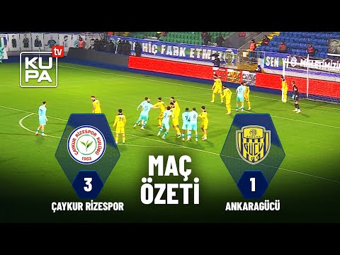 Çaykur Rizespor Kulübü Rize 2-1 SK MKE Makina K...