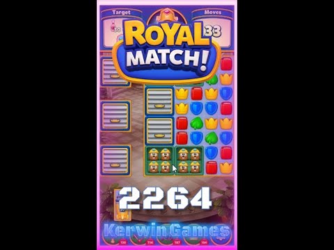 Royal Match Level 2264 - No Boosters Gameplay