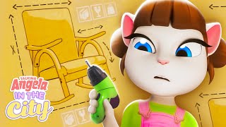 Download lagu Angela Builds a Chair 💪👷‍♀️ Talking Angela: In The City (Episode 18) mp3