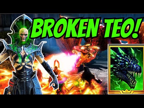 TEODOR OBLITERATES DUNGEONS! ONLY ONE BUILD! DRAGON AND SPIDER KILLER! | RAID: SHADOW LEGENDS