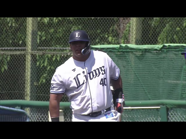 【ファーム】ライオンズ・セデーニョ センターへのタイムリーヒットで初回から先制に成功!! 2025年4月30日 埼玉西武ライオンズ 対 東京ヤクルトスワローズ