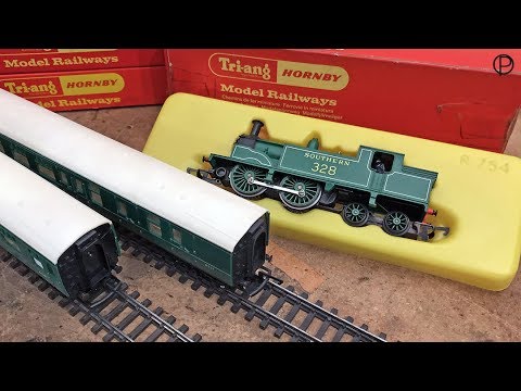 Tri-ang Hornby R.868 M7 Tank Locomotive SR Livery with Southern Coaches