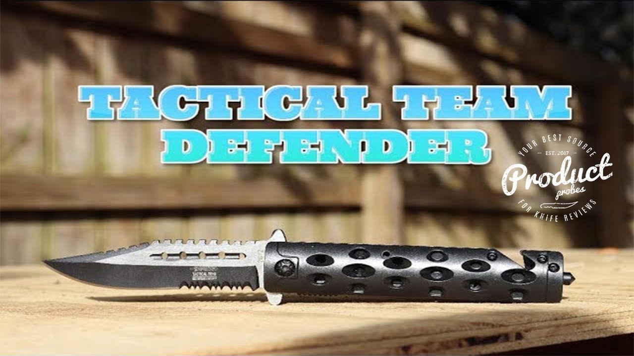 Tactical Team Self Defense Assisted Opening Pocket Knife (Defender)