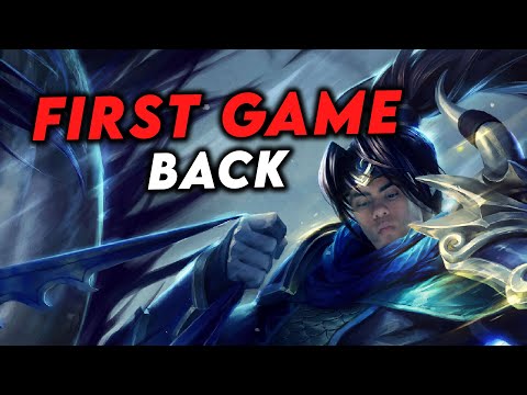 THE FIRST GAME BACK