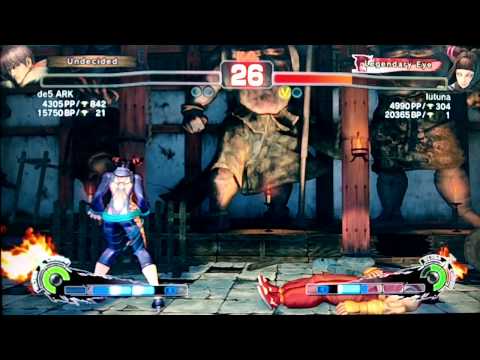 SSF4 AE:2012 de5 ARK (Guy) vs lutuna (Juri)