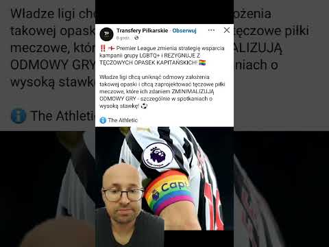 Piłkarze nie chcieli zakładać tęczowej opaski, ale i na to znalazło się rozwiązanie