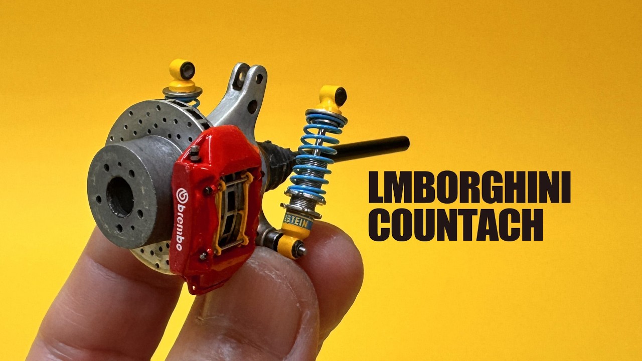 サスペンションを作る【DOYUSHA】1/12 ランボルギーニ カウンタック