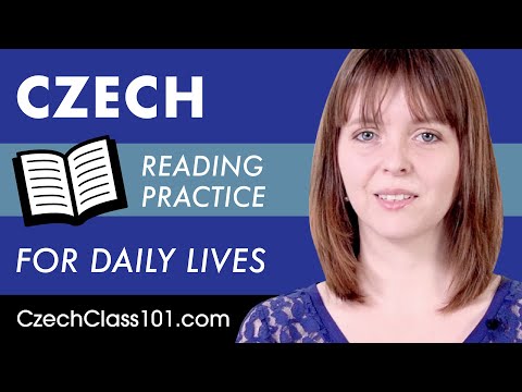 Czech Reading Practice for ALL Learners - Czech for Daily Life