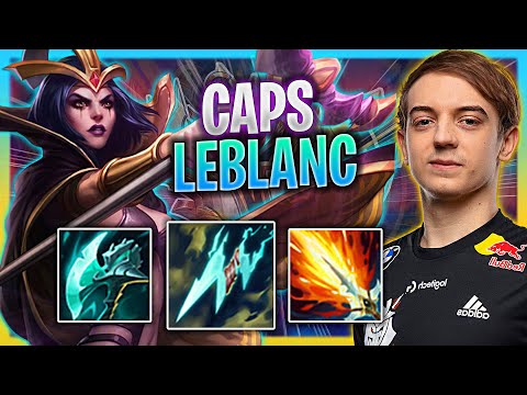 CAPS IS A BEAST WITH LEBLANC! | G2 Caps Plays Leblanc Mid vs Lissandra!  Season 2023