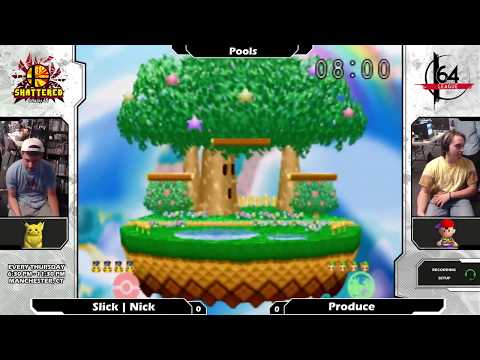 Smash 64: Slick | Nick (Pikachu) V Produce (Ness) - Shattered 108 Tournament SSB64