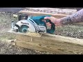 Makita DRS780Z Akumuliatorinis diskinis pjūklas, 2x18V, 65 mm, ø185x30mm, Be akumuliatorių ir kroviklio!