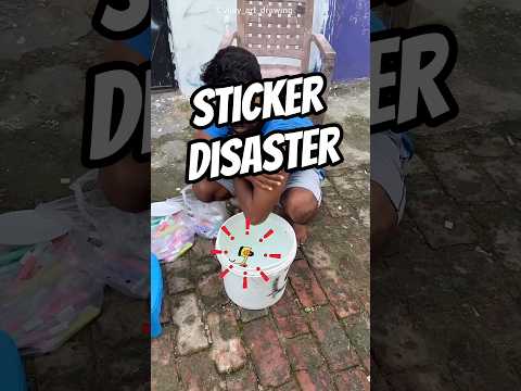 😱 Sticker Disaster
