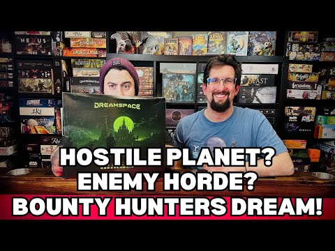 Dreamspace Mission to Marsylvania Board Game. First Impression Kickstarter Review!