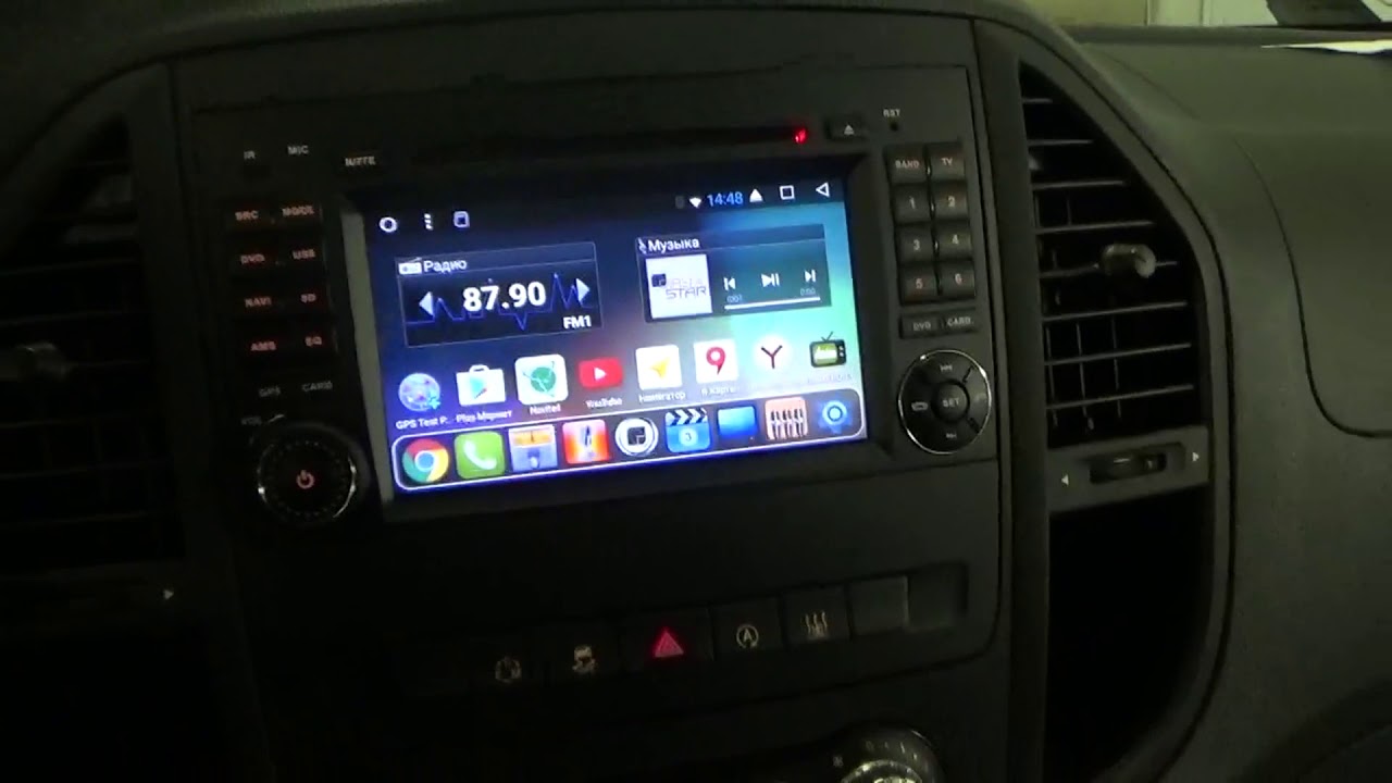 Штатная автомагнитола MB A/B Class Winca S190
