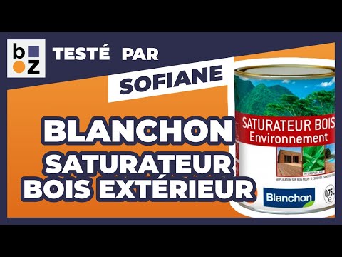 Saturateur bois Environnement Biosourcé pour bois extérieur BLANCHON